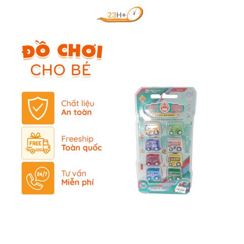 Đồ Chơi Mô Hình Xe Bus Bằng Sắt Cho Bé