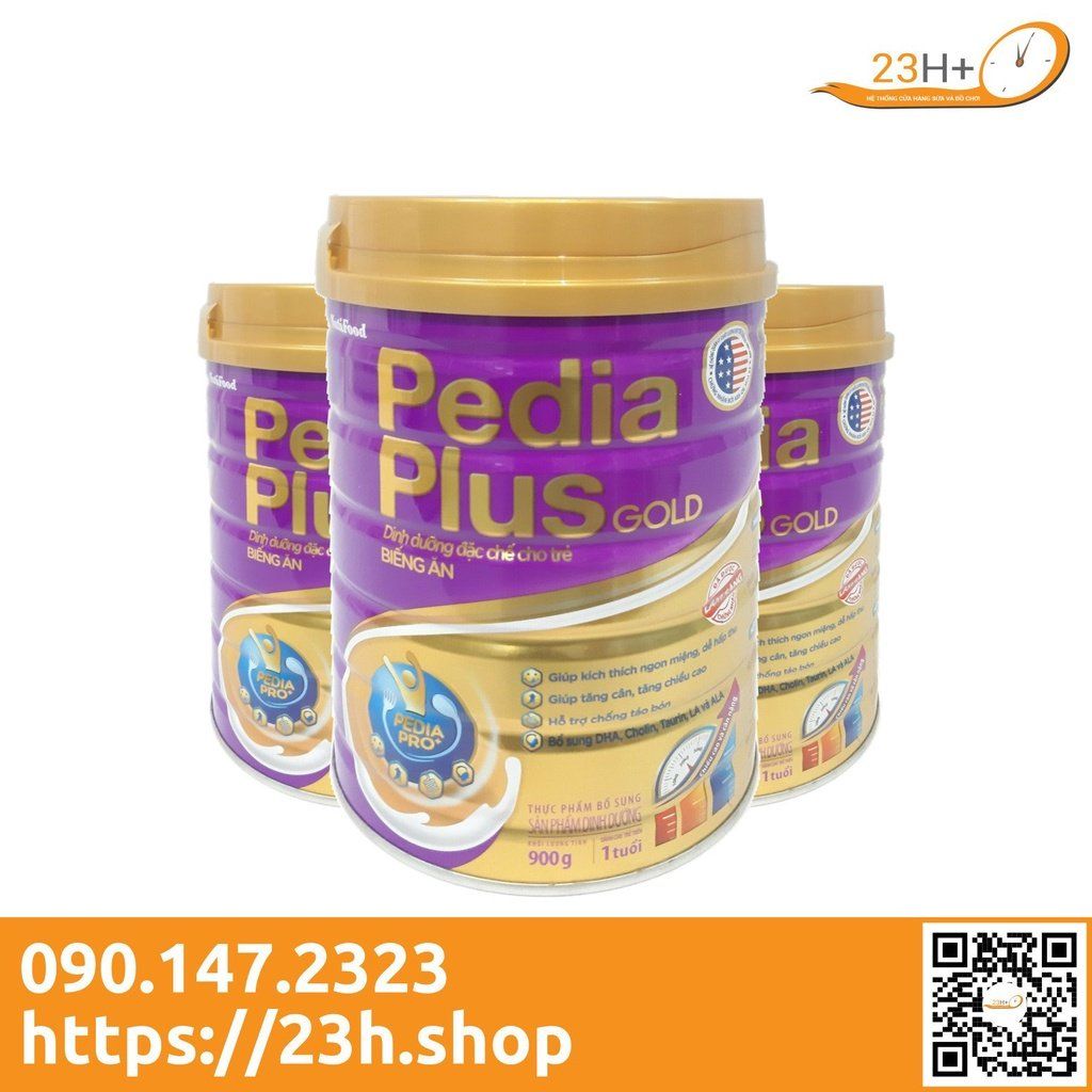 Sữa Bột Nuti Pediaplus Gold 900g