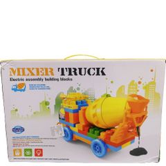 Đồ Chơi Xe Bồn Trộn Bê Tông Màu Vàng Cho Bé Mê Xây Dựng