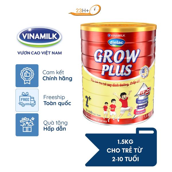 Sữa Bột Dielac Grow Plus Đỏ 2+ 1.5kg