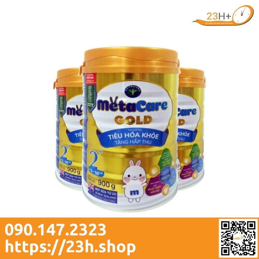 Sữa Bột Metacare Gold 2+ 900g (2–10 Tuổi)