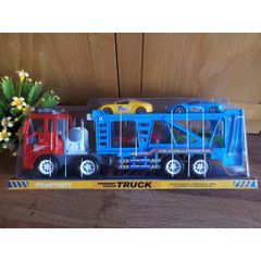 Đồ Chơi Xe Vận Chuyển Ô Tô 2 Tầng Chạy Bằng Đà Cho Bé