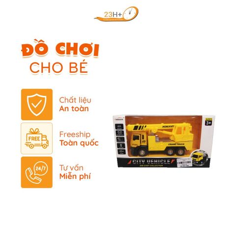 Đồ Chơi Xe Công Trình Loại Nhỏ Màu Vàng Cho Bé