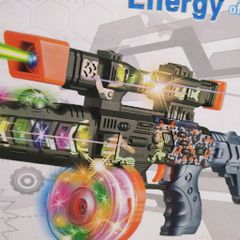 Đồ Chơi Súng Liên Thanh Có Đèn Cho Bé