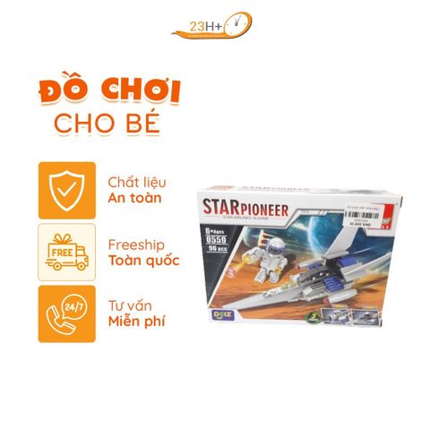 Đồ Chơi Xếp Hình Mô Hình Tàu Vũ Trụ Cho Bé