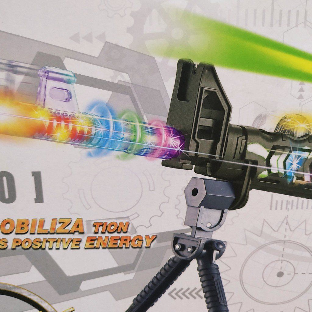 Đồ Chơi Súng Liên Thanh Có Đèn Cho Bé