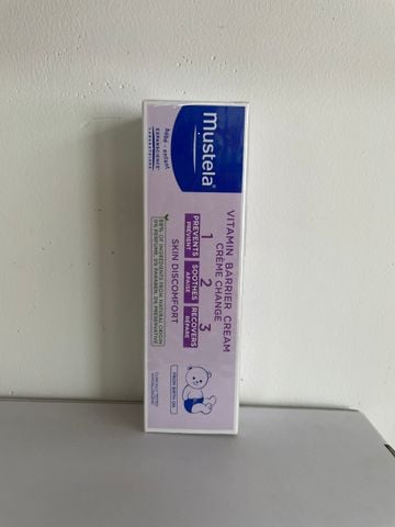 Kem dưỡng da chống hăm tã cho trẻ sơ sinh & em bé Mustela Vitamin Barrier Cream