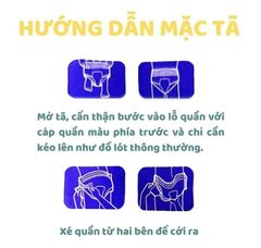 TÃ QUẦN NGƯỜI LỚN MIKUBI SIZE XL 115-160CM