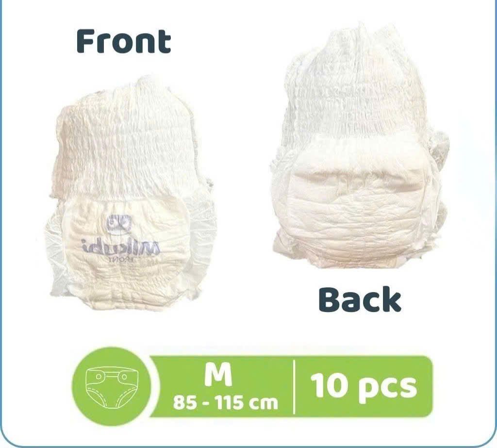 TÃ QUẦN NGƯỜI LỚN MIKUBI SIZE L 110-130CM