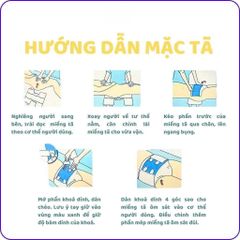 TÃ DÁN NGƯỜI LỚN KISSME SIZE M - VÒNG BỤNG 60-105CM