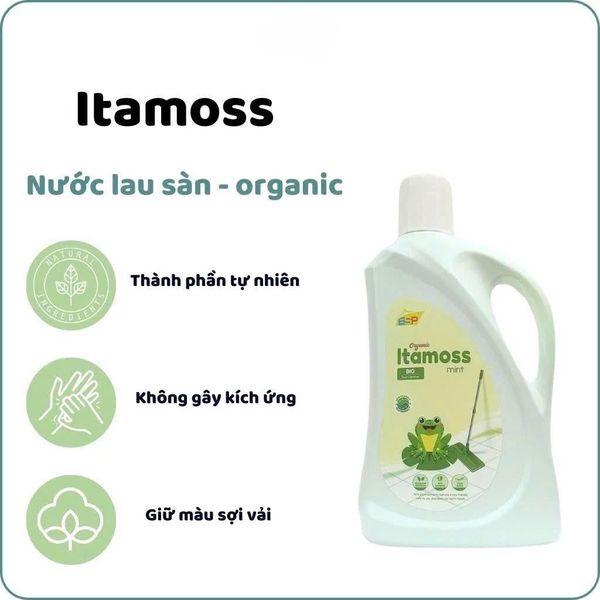 Nước lau sàn ITAMOSS hương Bạc Hà can 1kg