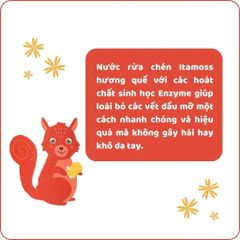 Nước rửa chén ITAMOSS hương Quế can 1kg