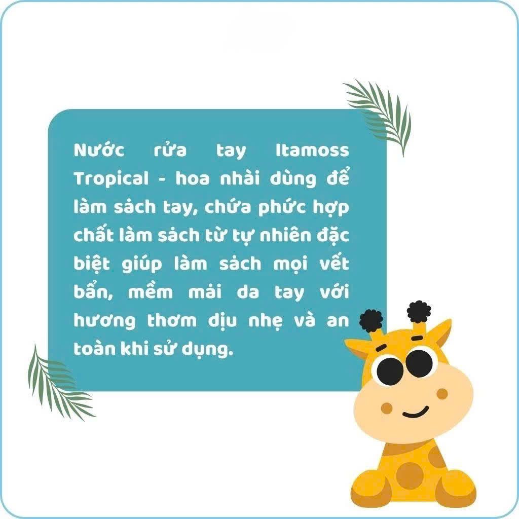 NƯỚC RỬA TAY ITAMOSS TROPICAL 500G - HƯƠNG HOA NHIỆT ĐỚI