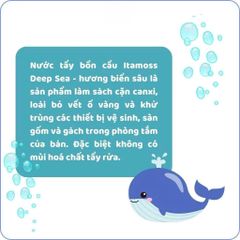 NƯỚC TẨY BỒN CẦU ITAMOSS DEEP SEA 1KG - HƯƠNG BIỂN SÂU