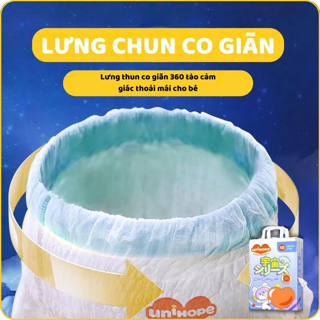 TÃ EM BÉ DẠNG QUẦN UNIHOPE SIZE 3XL - 56 MIẾNG