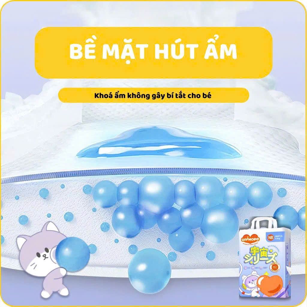 TÃ EM BÉ DẠNG QUẦN UNIHOPE SIZE 2XL - 56 MIẾNG