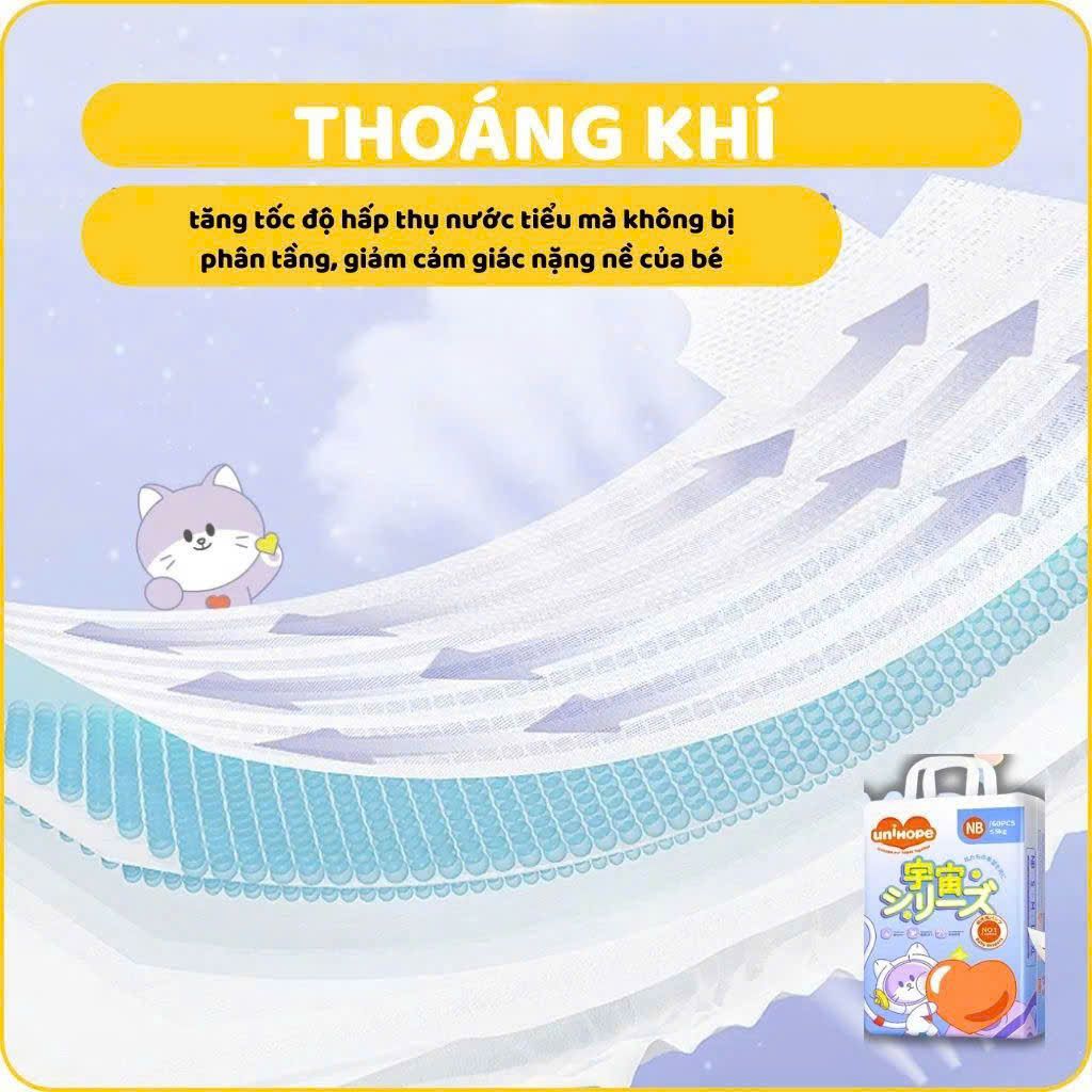 TÃ EM BÉ DẠNG QUẦN UNIHOPE SIZE XL - 56 MIẾNG