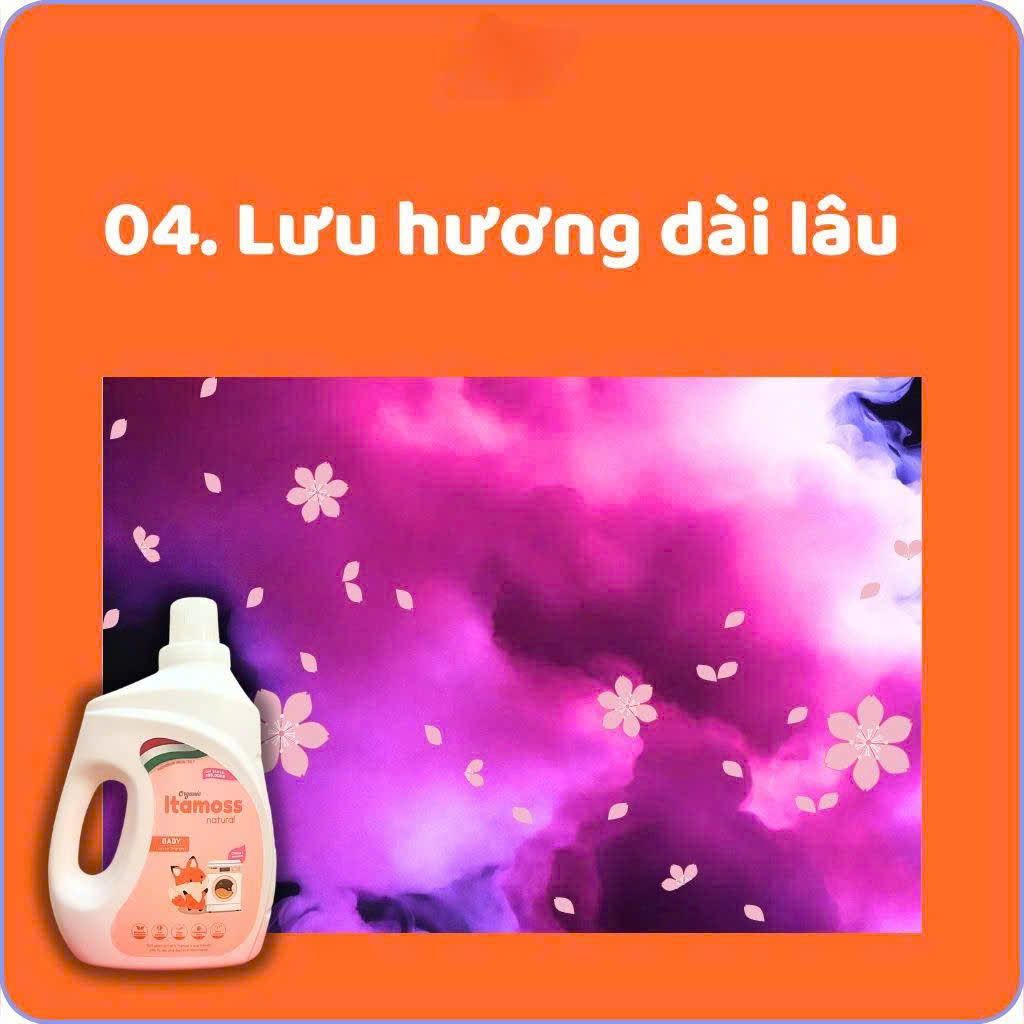 NƯỚC GIẶT XẢ ITAMOSS HƯƠNG NƯỚC HOA ANH ĐÀO 3.2KG