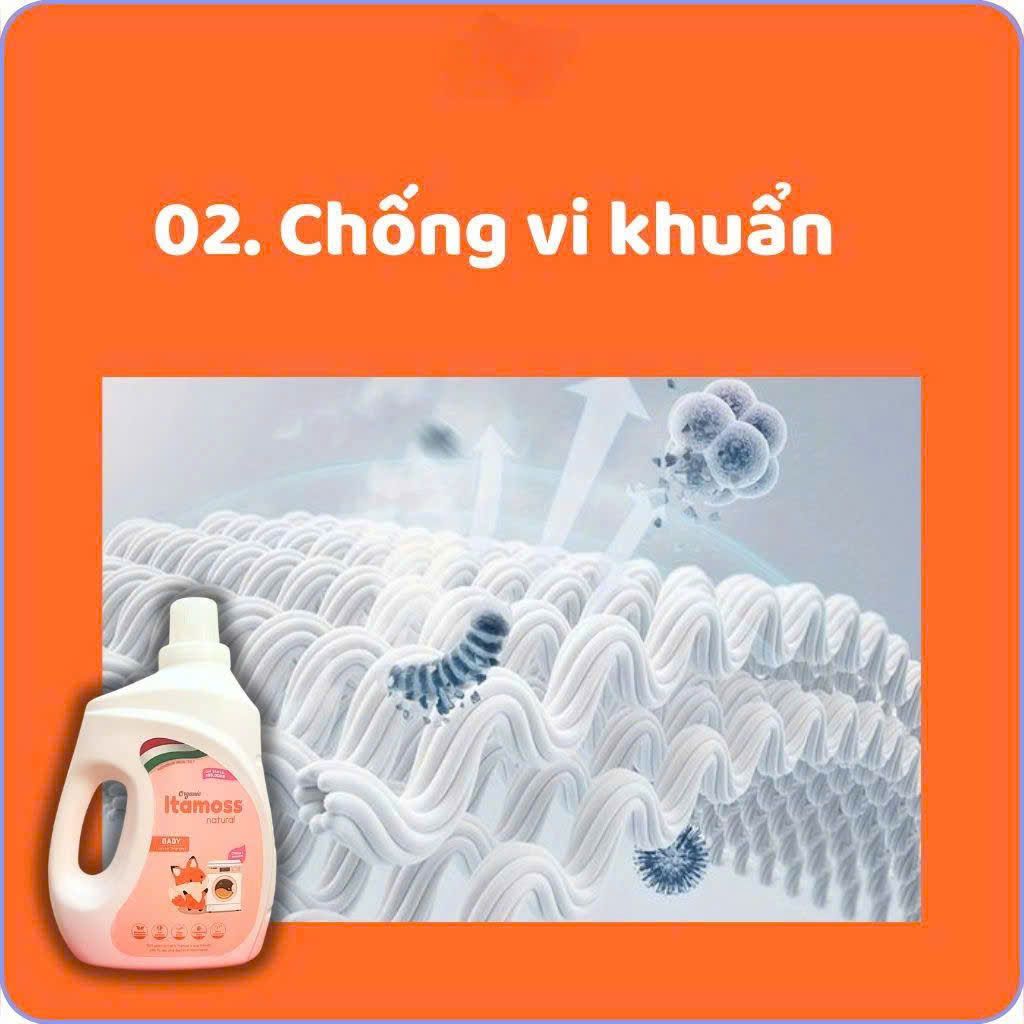 NƯỚC GIẶT XẢ ITAMOSS HƯƠNG NƯỚC HOA ANH ĐÀO 3.2KG