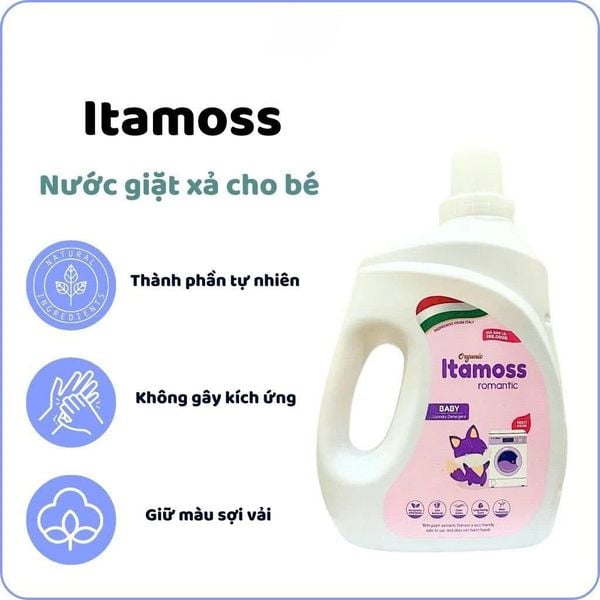 NƯỚC GIẶT XẢ ITAMOSS HƯƠNG NƯỚC HOA VIOLET 3.2KG