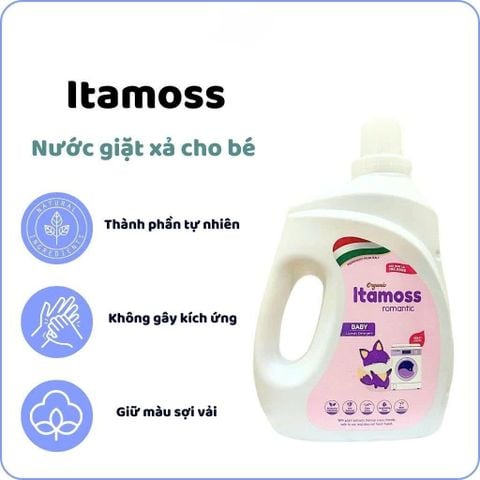 NƯỚC GIẶT XẢ ITAMOSS HƯƠNG NƯỚC HOA VIOLET 3.2KG