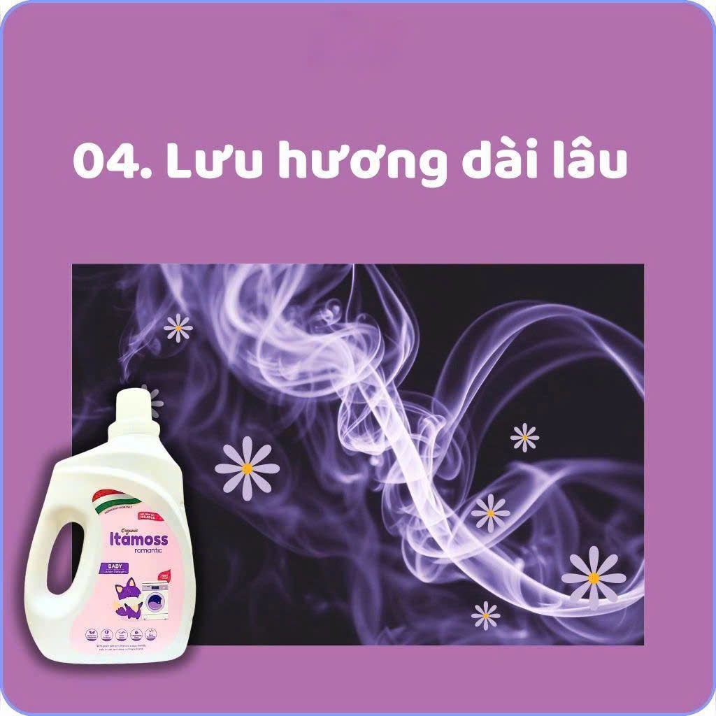 NƯỚC GIẶT XẢ ITAMOSS HƯƠNG NƯỚC HOA VIOLET 3.2KG