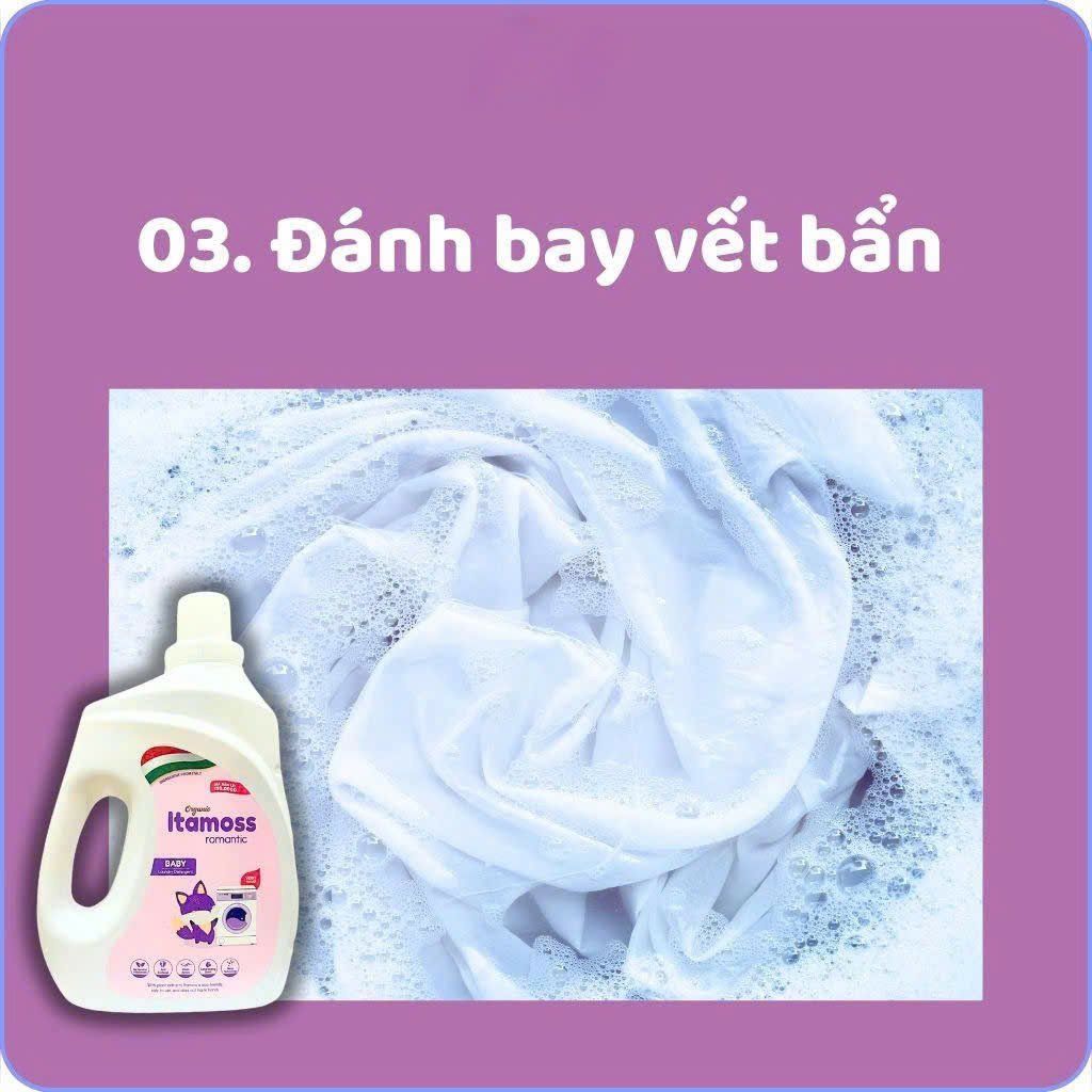 NƯỚC GIẶT XẢ ITAMOSS HƯƠNG NƯỚC HOA VIOLET 3.2KG