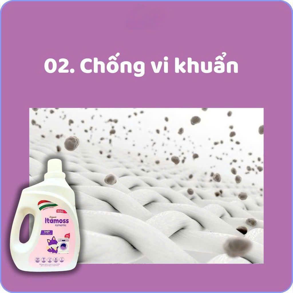 NƯỚC GIẶT XẢ ITAMOSS HƯƠNG NƯỚC HOA VIOLET 3.2KG
