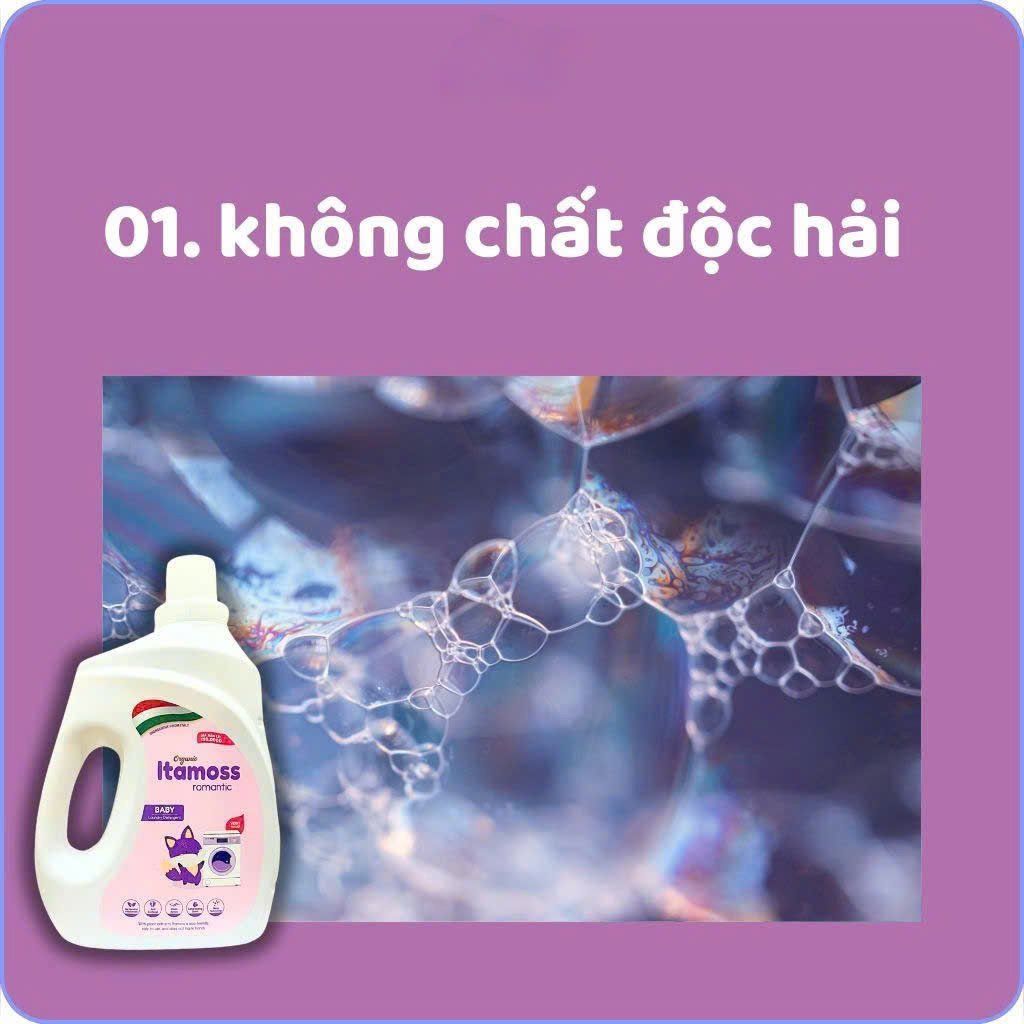 NƯỚC GIẶT XẢ ITAMOSS HƯƠNG NƯỚC HOA VIOLET 3.2KG