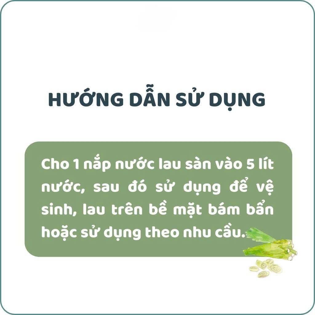 Nước lau sàn ITAMOSS hương SẢ can 1kg
