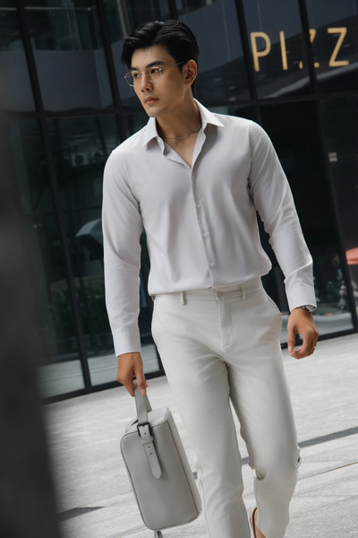  SOMI NAM 001P3-SLIM FIT XÁM 