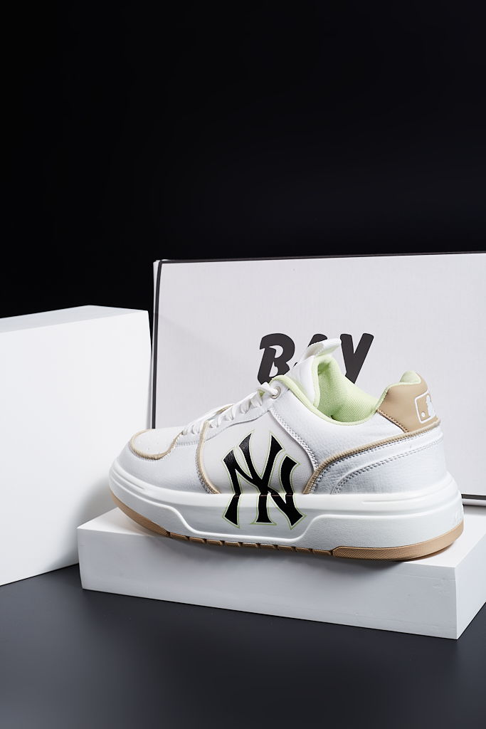  SNEAKER NAM 0822-TRẮNG VIỀN BƠ 