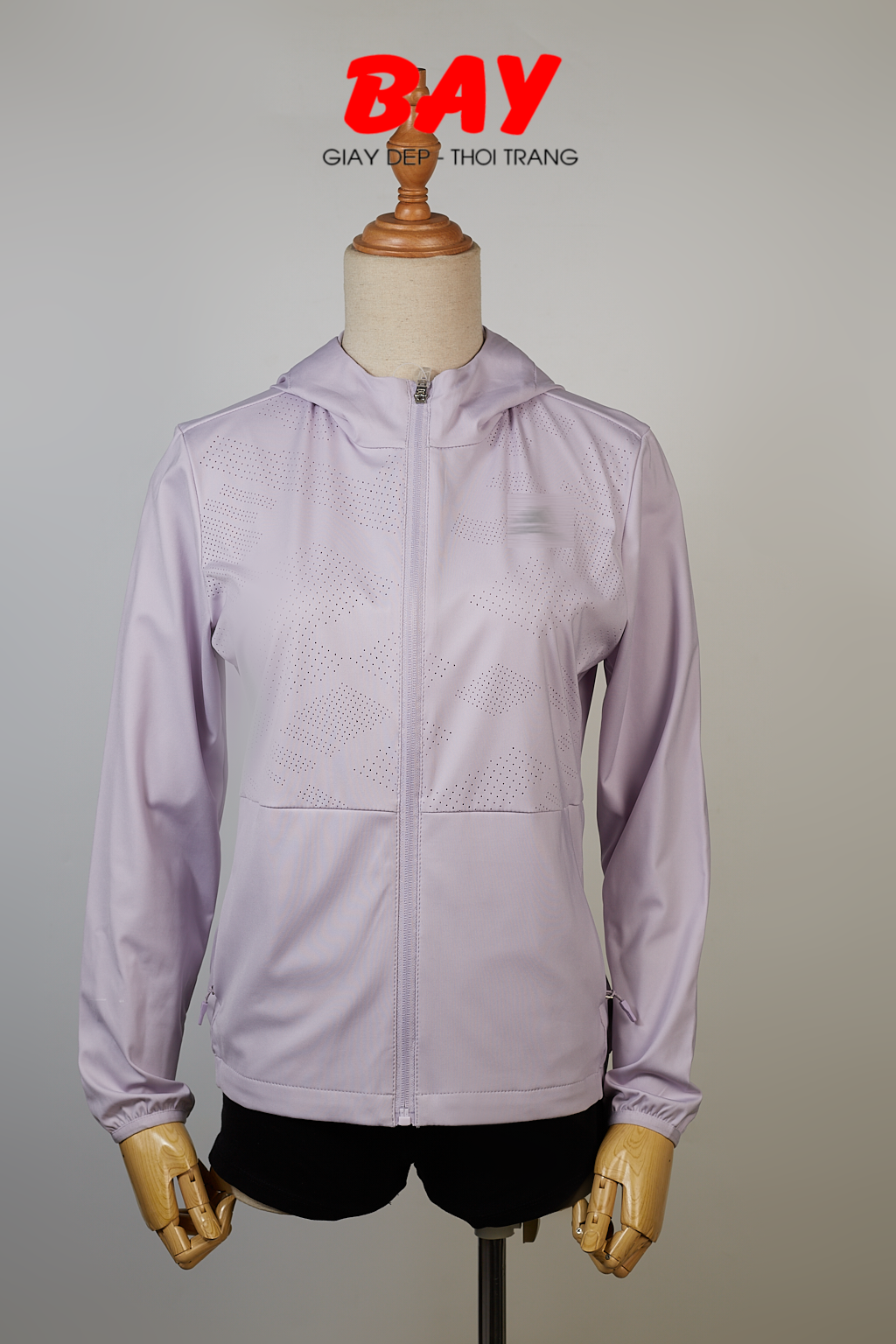  KHOÁC NỮ POLY 23501-TÍM NHẠT 