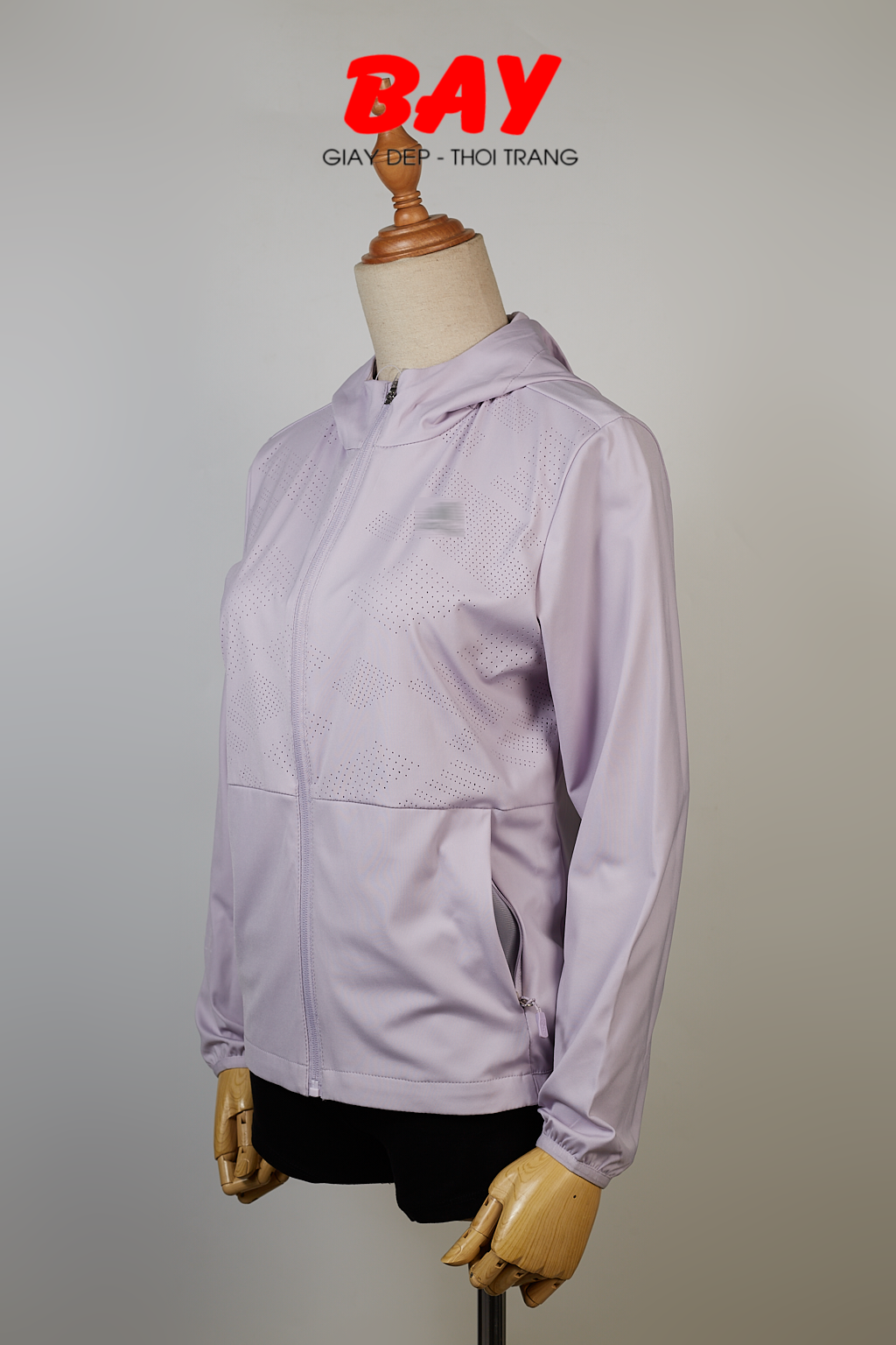  KHOÁC NỮ POLY 23501-TÍM NHẠT 