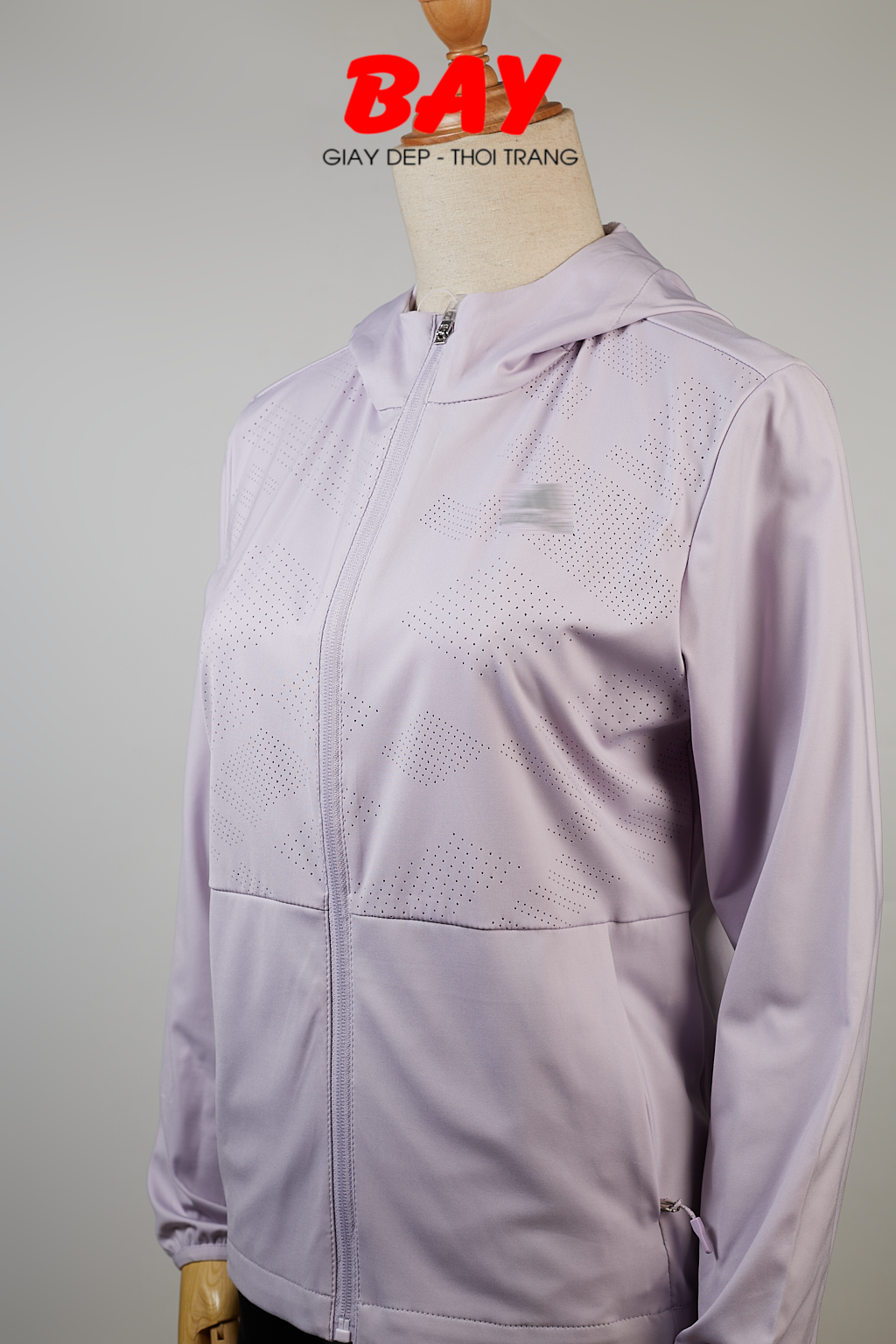  KHOÁC NỮ POLY 23501-TÍM NHẠT 