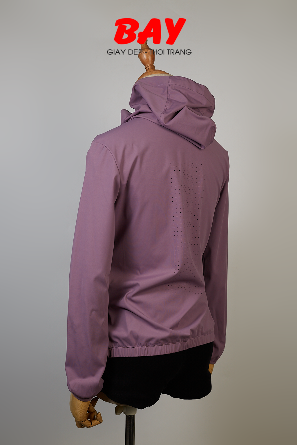  KHOÁC NỮ POLY 23501-TÍM ĐẬM 