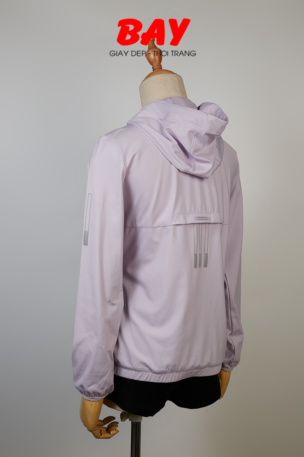  KHOÁC NỮ POLY 23503-TÍM MÔN 