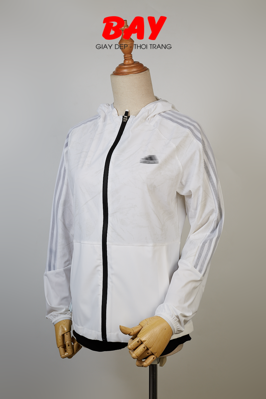  KHOÁC NỮ POLY F02302-TRẮNG 