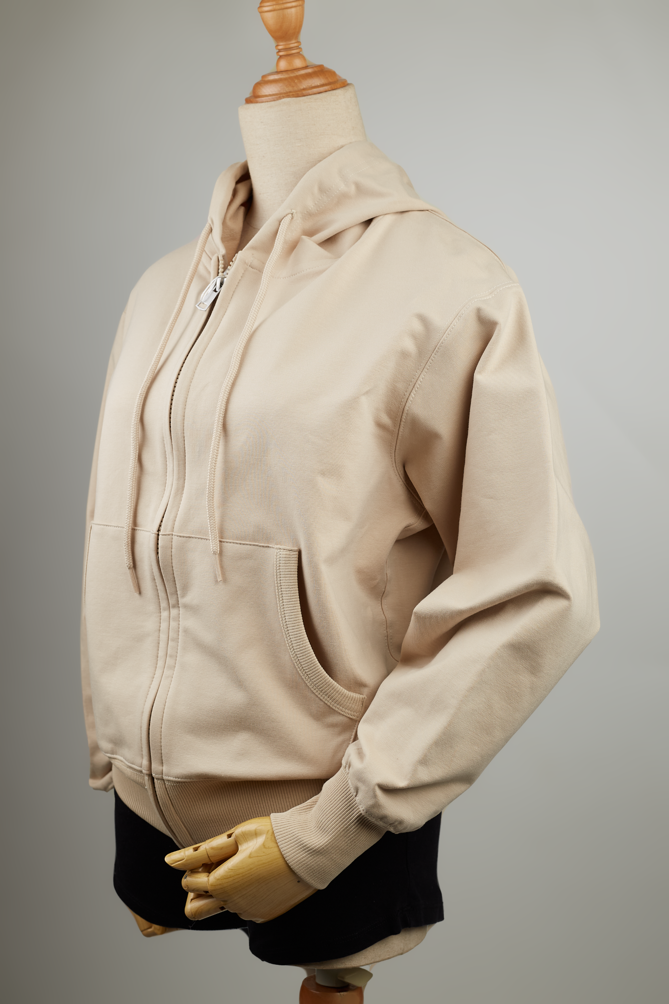  KHOÁC NỮ THUN 1826-LOOSE FIT KEM 