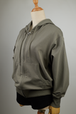  KHOÁC NỮ THUN 1826-LOOSE FIT RÊU 