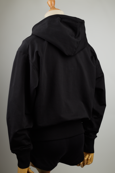  KHOÁC NỮ THUN 1826-LOOSE FIT ĐEN 