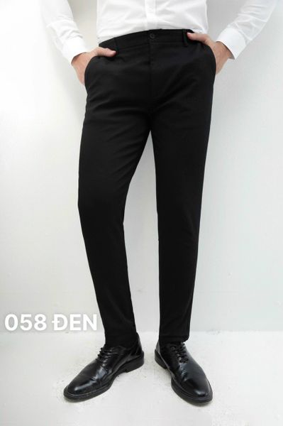  QUẦN KAKI NAM 058 - ĐEN 