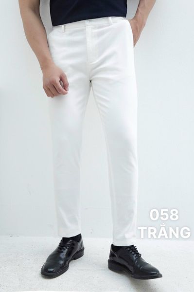  QUẦN KAKI NAM 058 - TRẮNG 