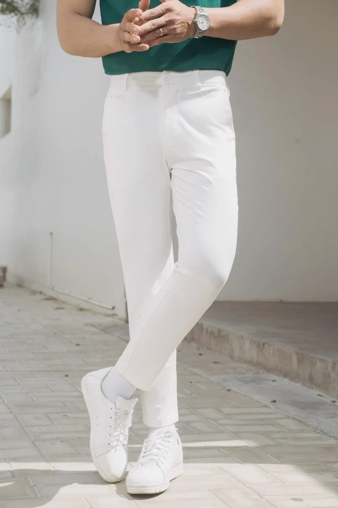  QUẦN KAKI NAM 205-TRẮNG 100 