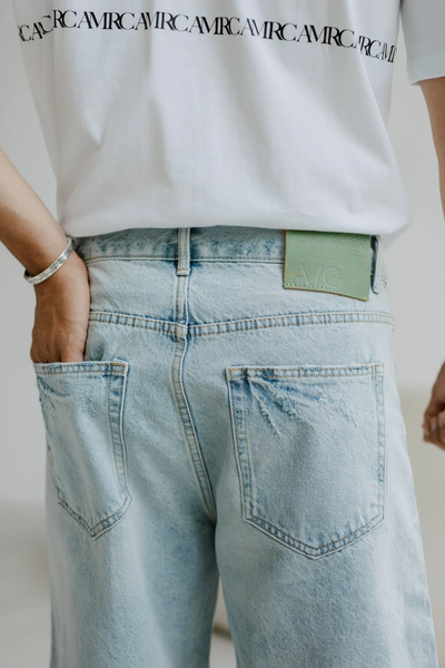  SHORT NAM JEAN BAGGY 2256-LOOSE FIT BIỂN 