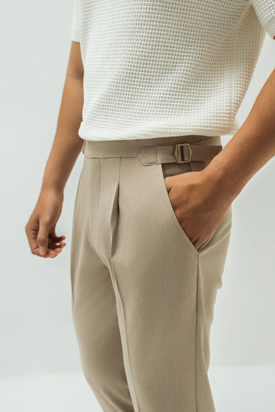  QUẦN TÂY NAM SIDETAB 351-SLIM FIT KEM 