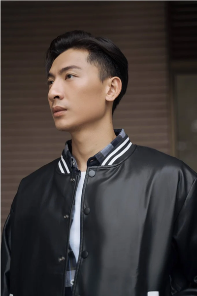  KHOÁC NAM 3814-ĐEN VIỀN TRẮNG 