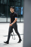  QUẦN TÂY NAM 505-SLIM FIT CARO XÁM LƯNG RÚT CO GIÃN 