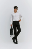  QUẦN TÂY NAM 508 LƯNG TĂNG-SLIM FIT ĐEN 1 