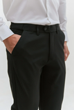  QUẦN TÂY NAM 508 LƯNG TĂNG-SLIM FIT ĐEN 1 